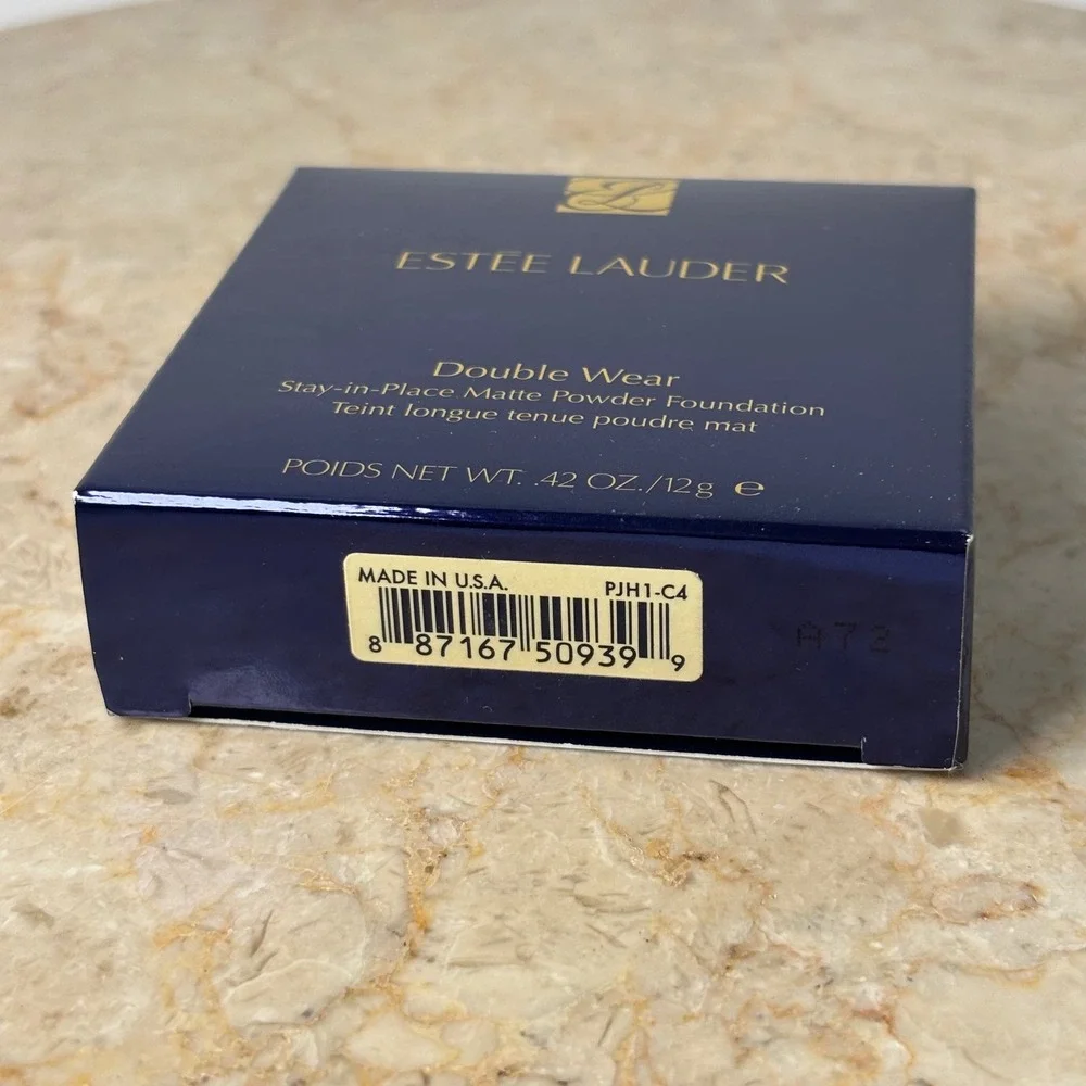 Estee Lauder Double Wear Matte Powder Foundation 7W1 Deep Spice 0.42oz New